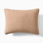 Open Box: Reflections Matelasse Sham, King - Light Terracotta