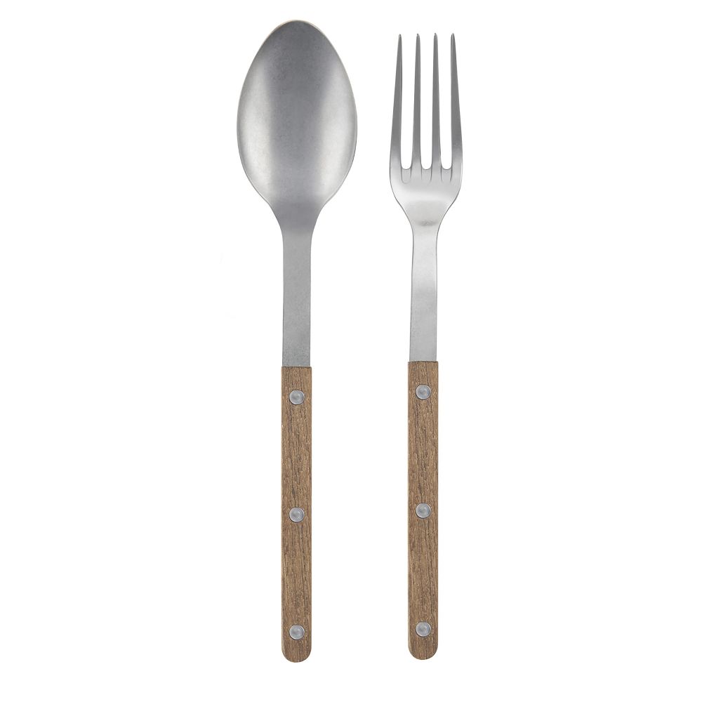 Sabre Bistrot Serving Set - Vintage Teak, Set of 2