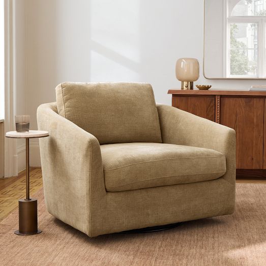 Imogene Grand Swivel Chair by West Elm