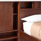 Collins Solid Wood Storage Headboard Bed with Cabinets