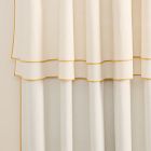 Cotton-Linen Double Valance Blackout Curtain