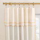 Cotton-Linen Double Valance Blackout Curtain