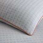 Reversible Micro Pattern Duvet Cover &amp; Shams