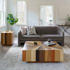 Zora Solid Mahogany Square Side Table (21.5")