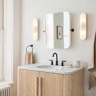 Jones Glass Sconce (5"&ndash;18")