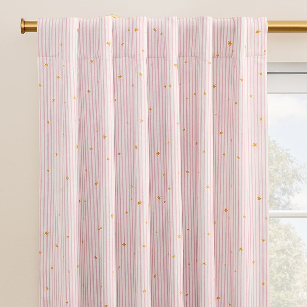 Star Stripe Blackout Curtain by West Elm
