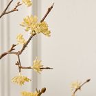 Faux Yellow Floral Branch
