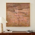 Textured Crackle Paint Wall Art