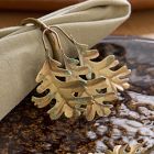Theron Metal Botanical Napkin Ring Sets