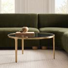 Elwell Glass &amp; Metal Nesting Coffee Tables (24"&ndash;32")