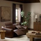 Indira Leather Power Recliner Sofa (85"&ndash;116")