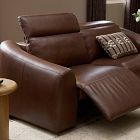 Indira Leather Power Recliner Sofa (85"&ndash;116")