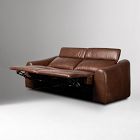 Indira Leather Power Recliner Sofa (85"&ndash;116")