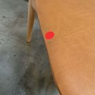 Open Box: Marcus Samuelsson Leather Dining Chair - Ludlow Leather Sesame, Blonde