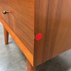 Open Box: Mid-Century Side Table (20.5"), 3 Drawer - Acorn