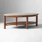 Open Box: Nary Marble Coffee Table (48") - Cool Walnut