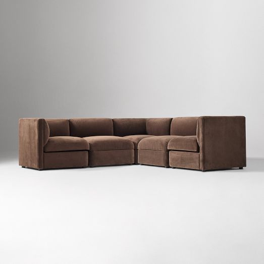 Bowery Storage 5-Piece L-Shaped Sectional (99") by West Elm