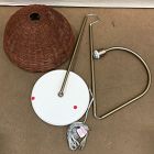 Open Box: Bubble Rattan Floor Lamp (60") - Dark