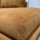 Open Box: Haven Rght Arm Bumper Chaise - Performance Distressed Velvet Golden Oak