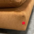 Open Box: Haven Rght Arm Bumper Chaise - Performance Distressed Velvet Golden Oak