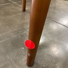 Open Box: Hyde Leather Bar Stool (30") - Ludlow Leather Cumin, Cool Walnut