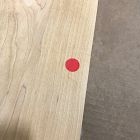 Open Box: Nook Woodworking Thin Floating Shelf with Rounded Corners (36"L, 6"D) - Maple