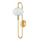 Open Box: Orabella Oblong Sconce (7") - Aged Brass