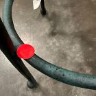 Open Box: Pierce &amp; Ward Counter Stool (26") - Deluxe Velvet Juniper, Dark Verdigris