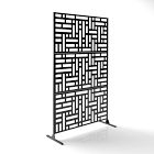 Open Box: Veradek Privacy Screen, Blocks - Black