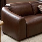 Indira Leather Power Recliner Sofa (85"&ndash;116")
