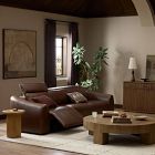 Indira Leather Power Recliner Sofa (85"&ndash;116")