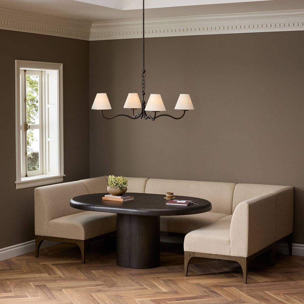 Rafe U-Shaped Dining Banquette (105"-133") by West Elm