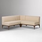 Rafe L-Shaped Dining Banquette (77"&ndash;116")