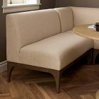Rafe L-Shaped Dining Banquette (77"&ndash;116")