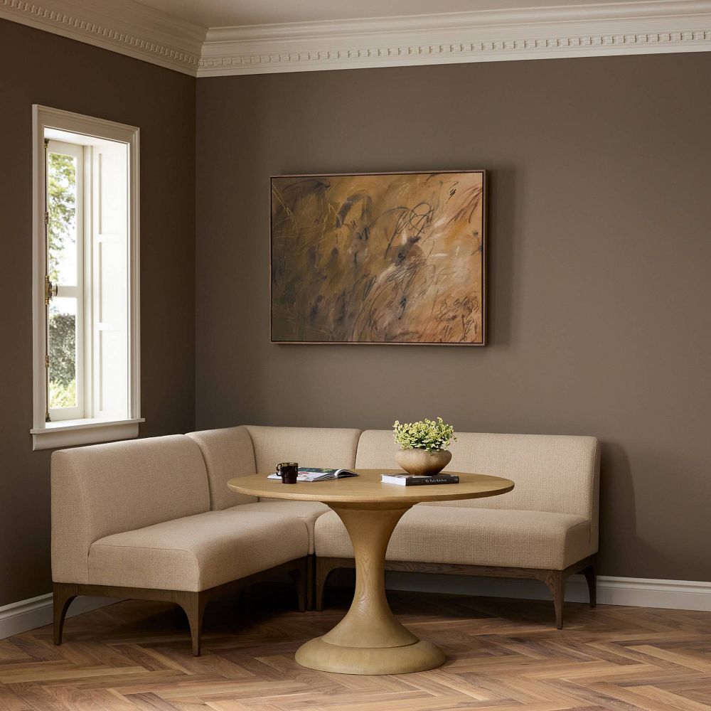 Rafe L-Shaped Dining Banquette (77"-116") by West Elm