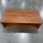 Open Box: Calla Solid Wood Coffee Table (48") - Cool Walnut