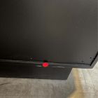 Open Box: Carved Pattern Solid Wood Media Console (60") - Black