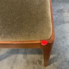 Open Box: Como Dining Chair - Deluxe Velvet Juniper, Cool Walnut
