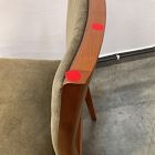 Open Box: Como Dining Chair - Deluxe Velvet Juniper, Cool Walnut