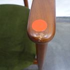 Open Box: Edison Dining Chair - Performance Velvet Vine, Cool Walnut