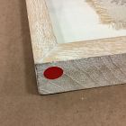 Open Box: Fota Framed Textile Wall Art (30"x30") - White
