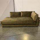 Open Box: Haven Extra Deep Left-Arm Bumper Chaise - Deluxe Velvet Juniper
