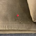 Open Box: Haven Extra Deep Left-Arm Bumper Chaise - Deluxe Velvet Juniper