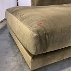 Open Box: Haven Extra Deep Left-Arm Bumper Chaise - Deluxe Velvet Juniper