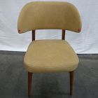 Open Box: Hyde Dining Chair - Ludlow Leather Cumin, Cool Walnut