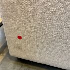 Open Box: Marin Sleeper Sofa, Queen (80") - Performance Basketweave Alabaster