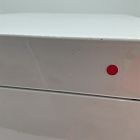 Open Box: Mid Century Loft Jewelry Box, Grand, (7.25"H) - White Lacquered, Nickel Hardware