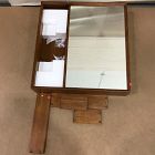 Open Box: Mid-Century Open Medicine Cabinet With Shelves (25.75") - Acorn, Wood