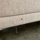 Open Box: Oliver Sofa (82") - Twill Dove, Light Walnut