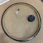 Open Box: Perforated LED Round Chandelier (35") - Bronze, Brass